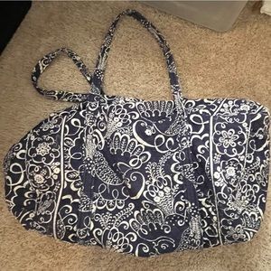Used, Vera Bradley large Duffle Bag, in Twirly Birdy
